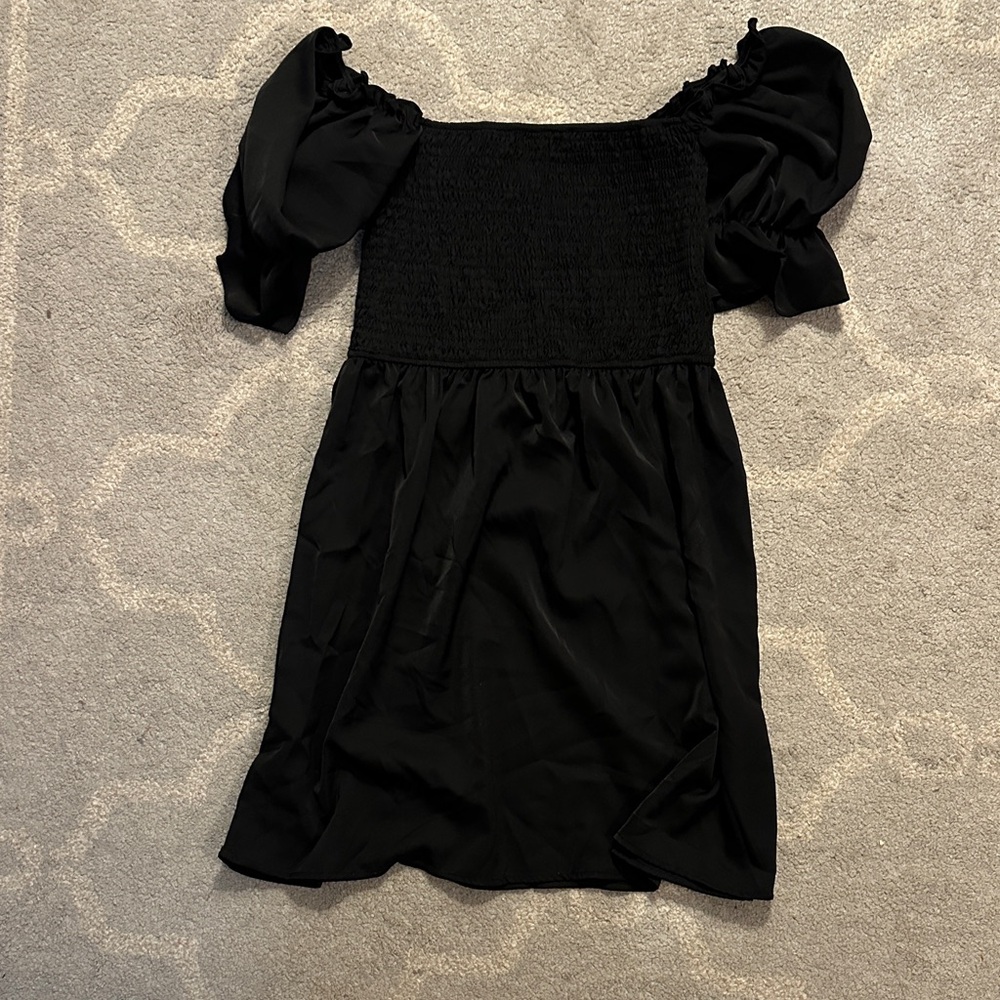 Elegant Black Off-Shoulder Dress